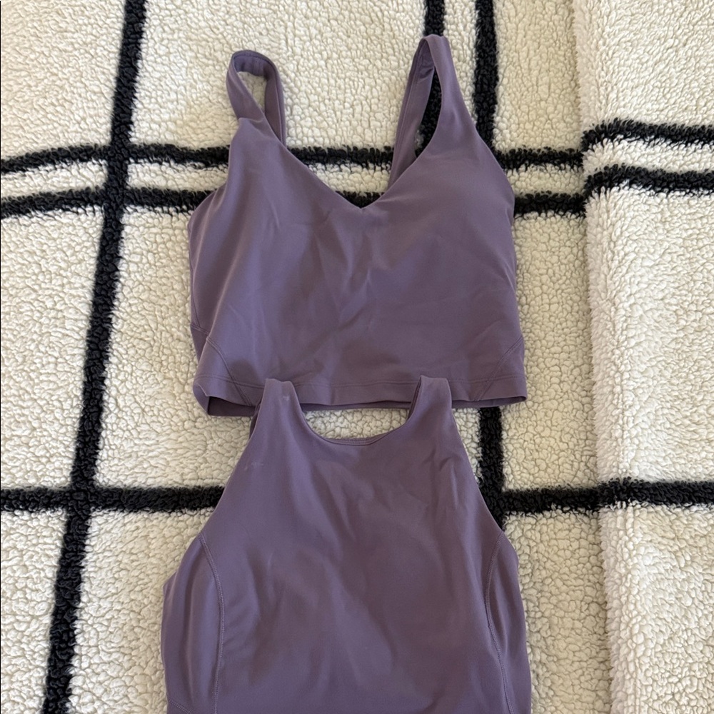 lululemon athletica Purple Tank Tops